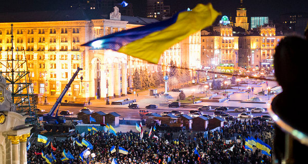 Euromaidain in Kiew. Wikipedia, Evgeny Feldman, CC BY-SA 3.0