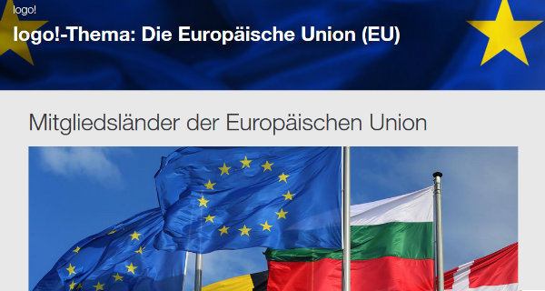 Porträts der EU-Mitgliedsländer. ZDF/logo!